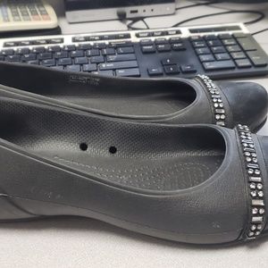 Crocs Flats with Rhinestones